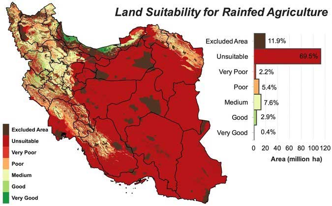 کشورهایی با بحران کمبود آب و خشکسالی ایران