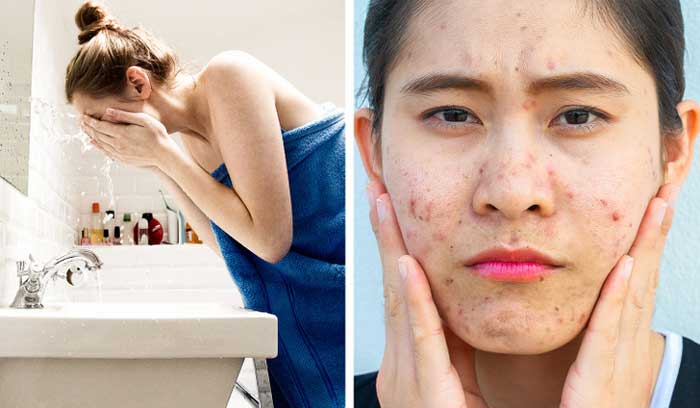چرا نباید قبل از دوش گرفتن صورت خود را بشوریم؟