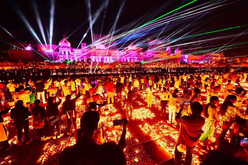 جشن دیوالی، هند