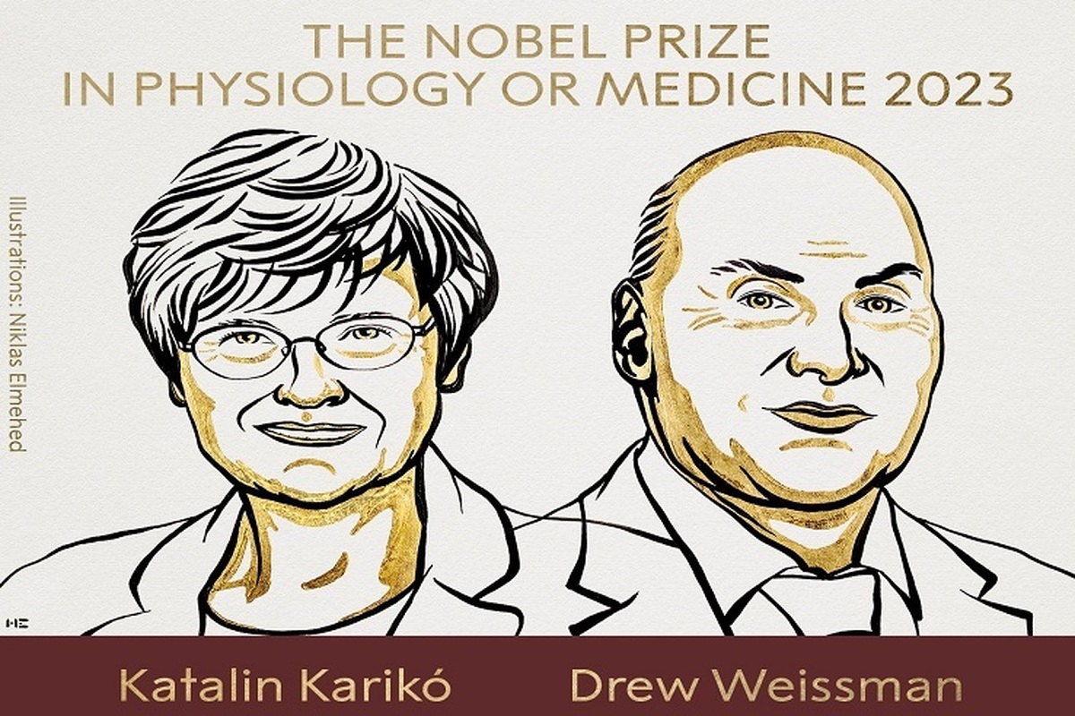 دو محقق ساخت واکسن کرونا جایزه نوبل پزشکی 2023 را دریافت کردند