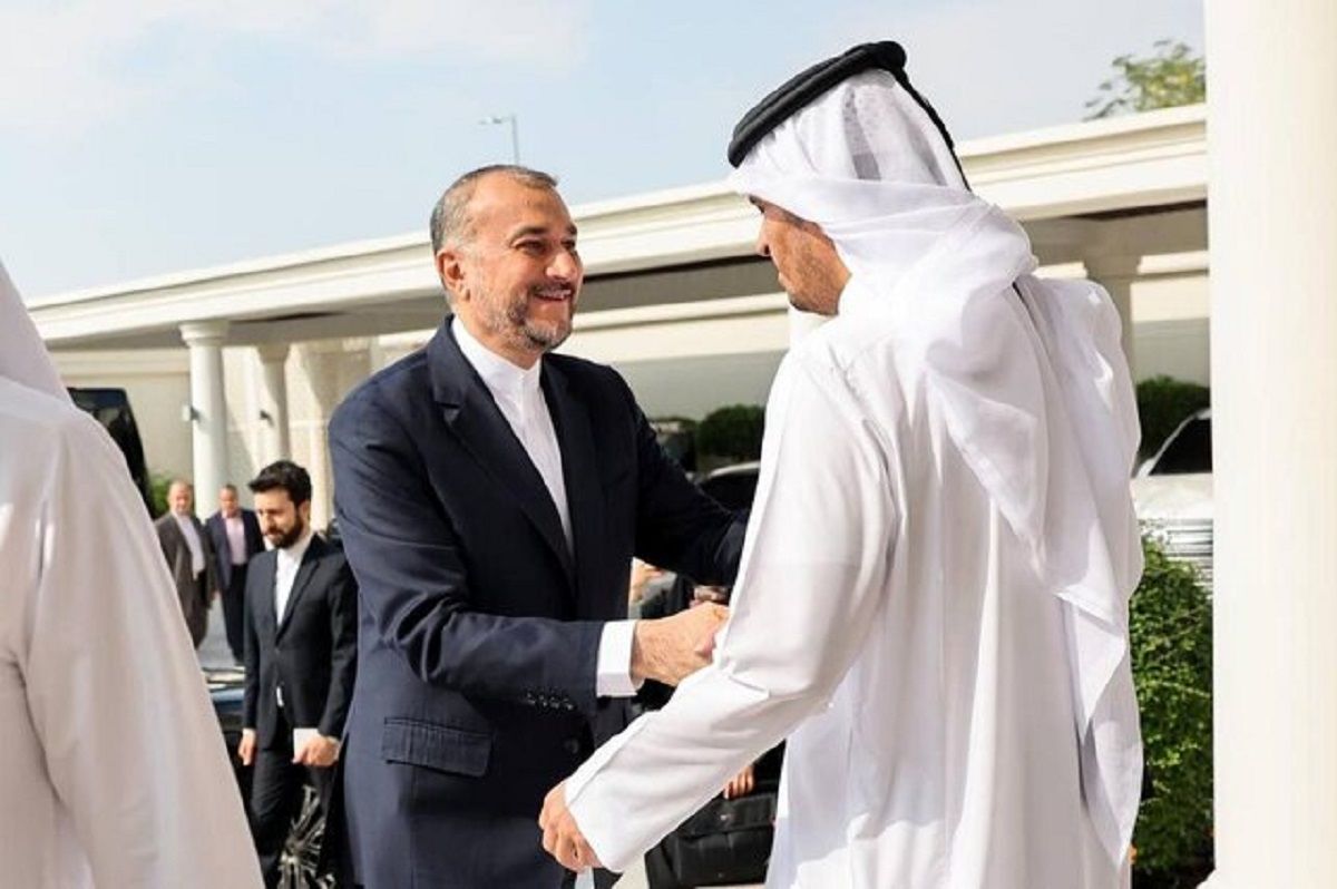 دیدار وزیر خارجه ایران با اسماعیل هنیه در دوحه