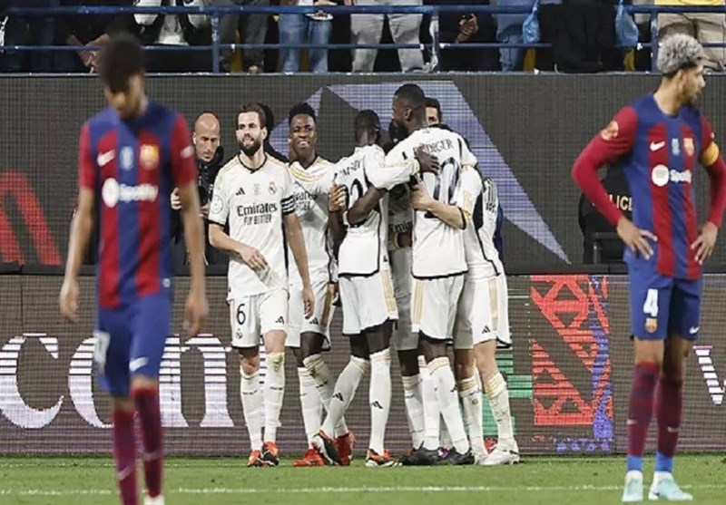 قهرمانی رئال مادرید در سوپرجام با پیروزی مقتدرانه مقابل بارسلونا